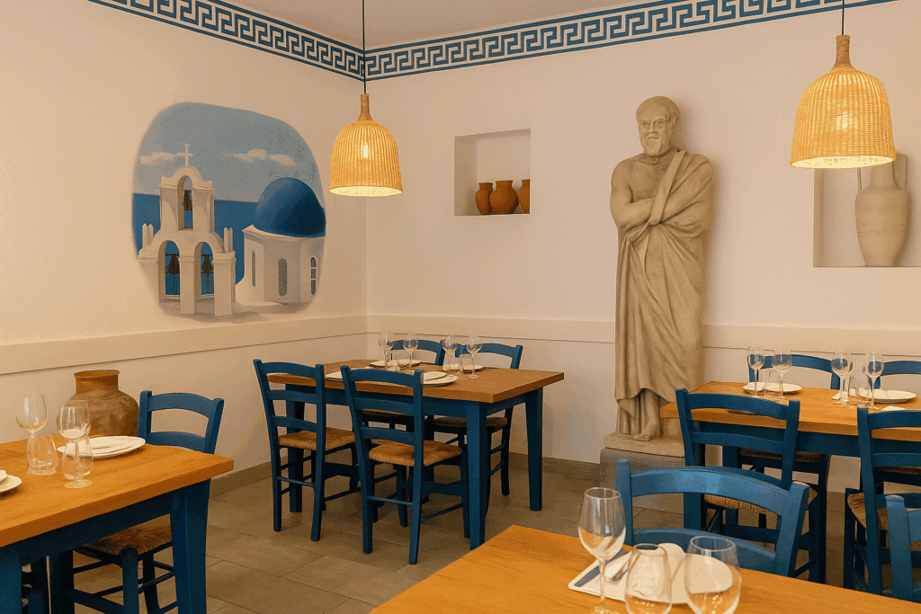 Restaurante comida griega Bilbao. kali oretxi